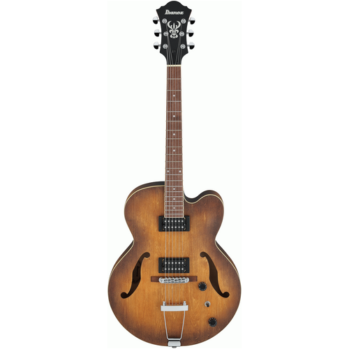 IBANEZ ARTCORE AF55 6 String Hollow Body Electric Guitar in Tobacco Flat