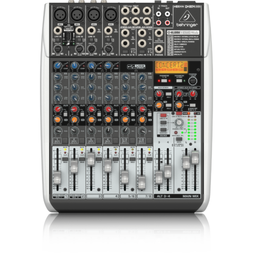 BEHRINGER XENYX QX1204USB 8 Channel Mixer with USB/FX and Preamps