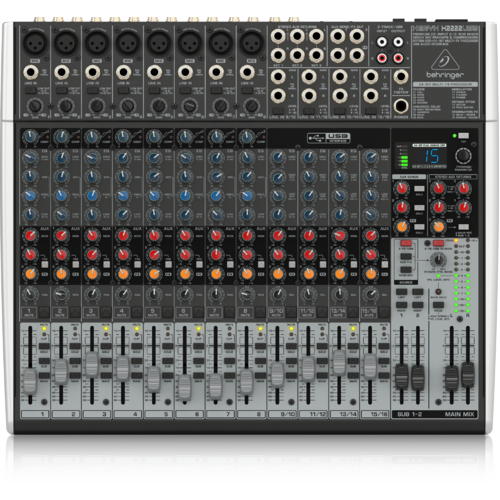 BEHRINGER XENYX X2222USB 16 Channel Mixer With Rack Ears