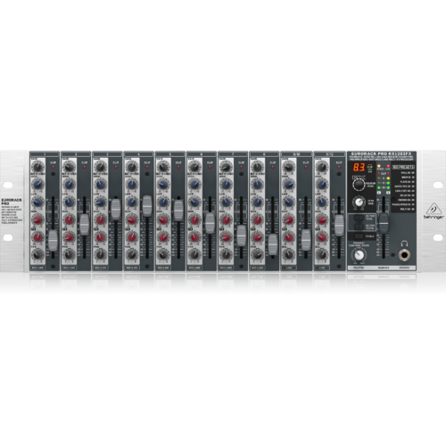BEHRINGER EURORACK PRO RX1202FX 12 Channel Mic/Line Rack Mixer with FX