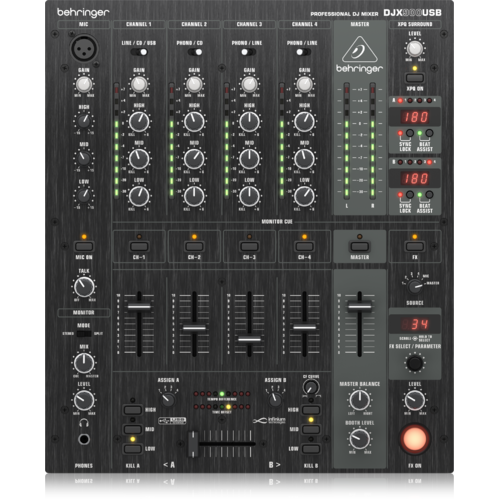 BEHRINGER DJX900USB DJ Mixer with FX & USB (1 x XLR)