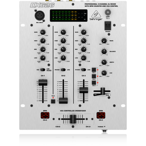 BEHRINGER DX626 3 Channel DJ Mixer (1 x XLR)