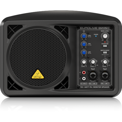 BEHRINGER EUROLIVE B205D 150 Watt 5 Inch Compact Powered PA Speaker