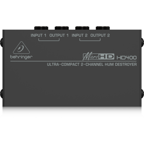 BEHRINGER MICROHD HD400 Hum Destroyer Di Box