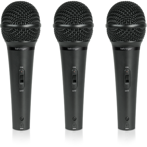 BEHRINGER XM1800S 3-Pack Dynamic Microphones