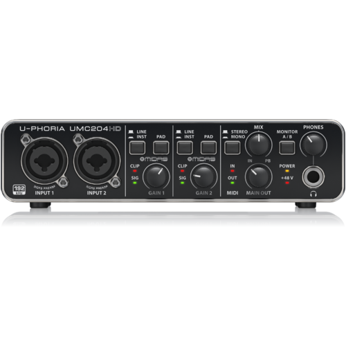 BEHRINGER U-PHORIA UMC204HD Interface