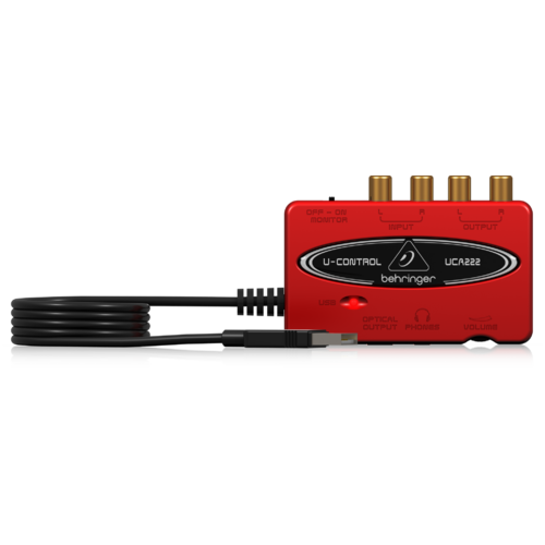 BEHRINGER U-CONTROL UCA222 USB Audio Interface for Analogue In Digital Out Devices