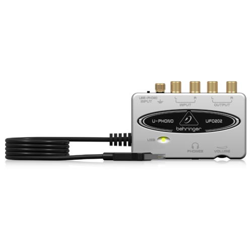 BEHRINGER U-PHONO UFO202 Audio Interface with Phono Preamp