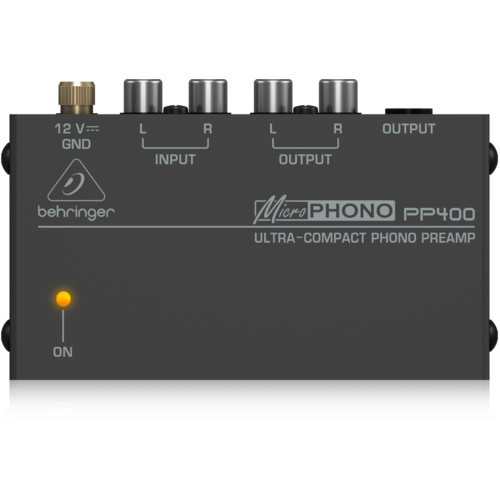 BEHRINGER MICROPHONO PP400 Ultra Compact Phono Preamp