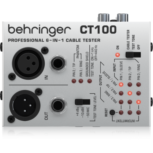 BEHRINGER CT100 6-in-1 Cable Tester