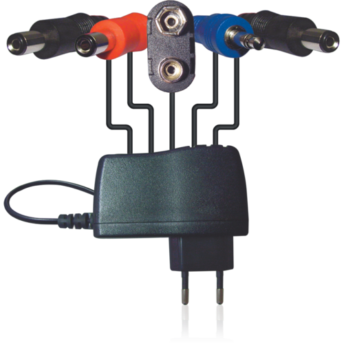 BEHRINGER PSU-HSB-ALL All-Country DC 9 V / 1.7 A Power Adapter with Daisy Chain Connectors, Jumper Cables & Mains Adapters