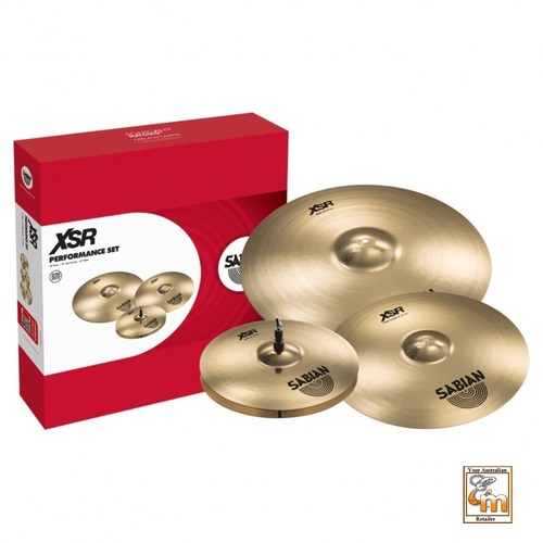 SABIAN XSR 4 Piece Performance Cymbal Set Additional Crash/Ride
