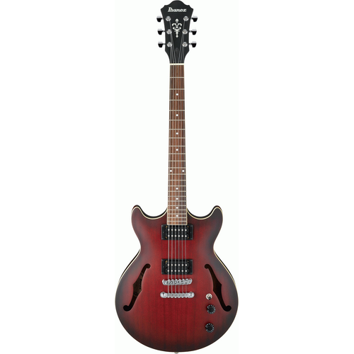 IBANEZ ARTCORE AM53 6 String Hollow Body Electric Guitar in Sunburst Red Flat