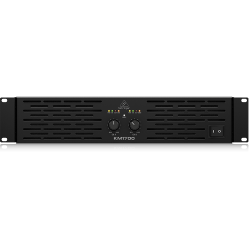 BEHRINGER KM1700 1700 Watt Stereo Power Amplifier with Accelerated Transient Response