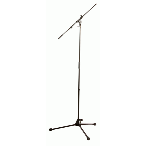 ARMOUR MSB15 Mic Boom Stand in Chrome with Tripod Base Adjusts 105-107cm