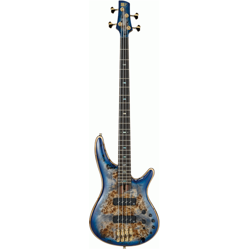 IBANEZ PREMIUM SR2600 4 String Electric Bass Guitar in Cerulean Blue Burst