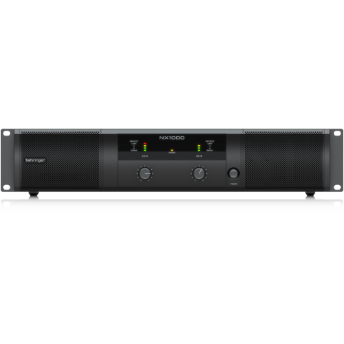 BEHRINGER NX1000 1000 Watt Class D Power Amplifier with SmartSense Loudspeaker