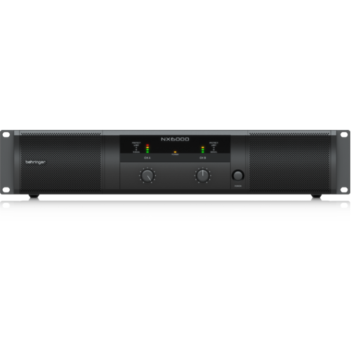 BEHRINGER NX6000 6000 Watt Class D Power Amplifier with SmartSense Loudspeaker