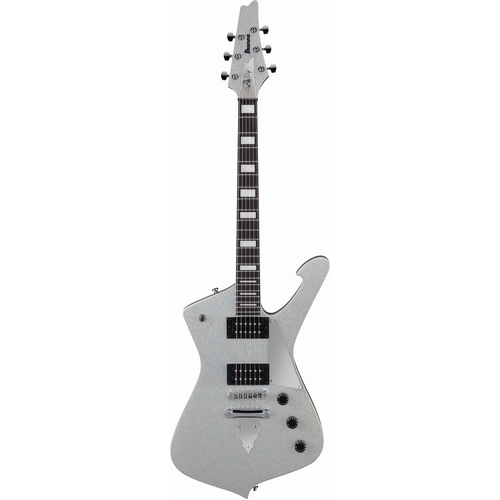 IBANEZ PAUL STANLEY PS60 6 String Electric Guitar in Silver Sparkle