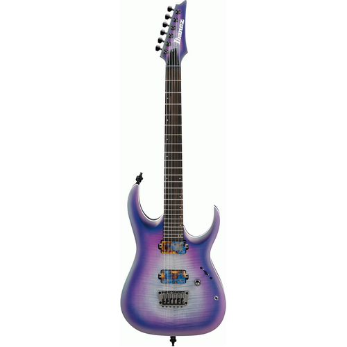 IBANEZ AXION LABEL RGA61AL 6 String Electric Guitar in Indigo Aurora Burst Flat