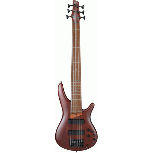 IBANEZ SR506E 6 String Electric Bass Guitar in Brown Mahogany