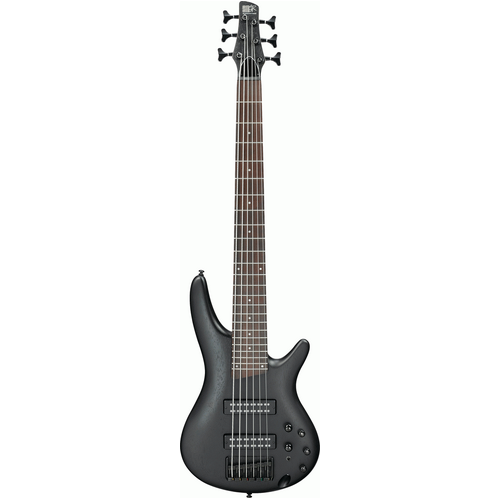 IBANEZ SR306EB 6 String Electric Bass Guitar in Weathered Black