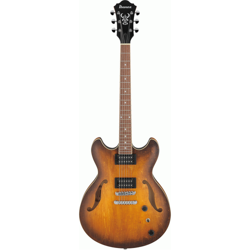 IBANEZ ARTCORE AS53 6 String Hollow Body Electric Guitar in Tobacco Flat