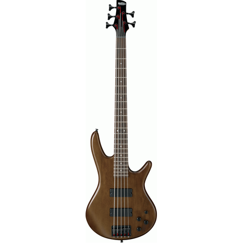IBANEZ SR205B 5 String Electric Bass Guitar in Walnut Flat