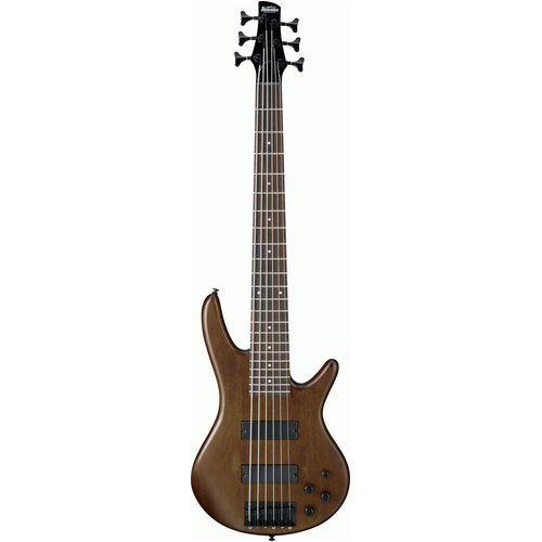 IBANEZ SR206B 6 String Electric Bass Guitar in Walnut Flat