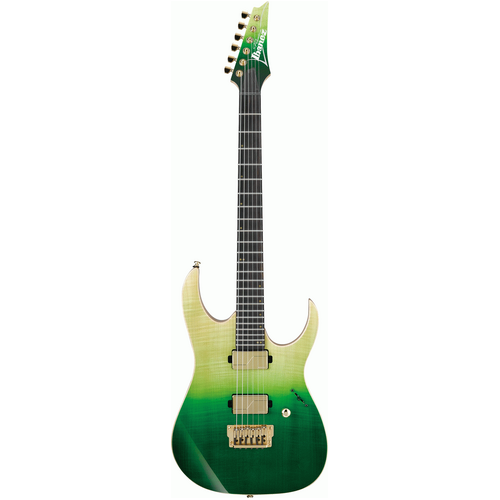 IBANEZ SIGNATURE LUKE HOSKIN LHM1 6 String Electric Guitar in Transparent Green Gradation with Gig Bag