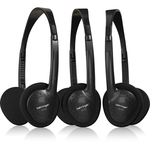 BEHRINGER HO66 3 Pack Budget Stereo Headphones