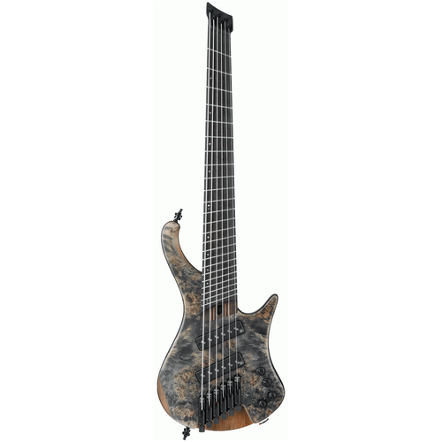 IBANEZ EHB1506MS 6 String Electric Bass Guitar in Black Ice Flat with Gig Bag