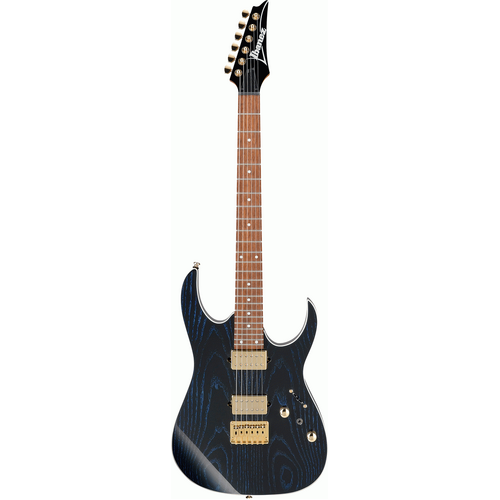 IBANEZ RG421HPAH 6 String Electric Guitar in Blue Wave Black