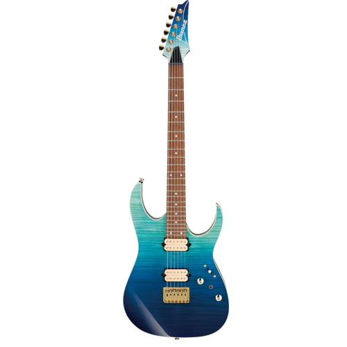 IBANEZ RG421HPFM 6 String Electric Guitar in Blue Reef Gradation