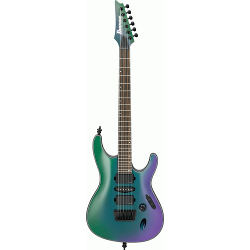 IBANEZ S671ALB 6 String Electric Guitar in Blue Chameleon