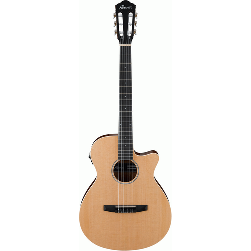 IBANEZ AEG7TN 6 String Acoustic/Electric Cutaway Guitar in Natural High Gloss