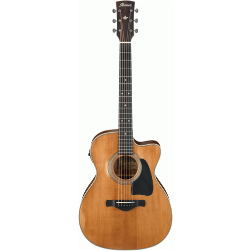 IBANEZ ARTWOOD VINTAGE AVC11CE 6 String Grand Concert/Electric Cutaway Guitar in Antique Natural Semi Gloss