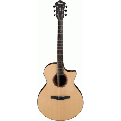 IBANEZ AE325 6 String Acoustic/Electric Cutaway Guitar in Natural Low Gloss