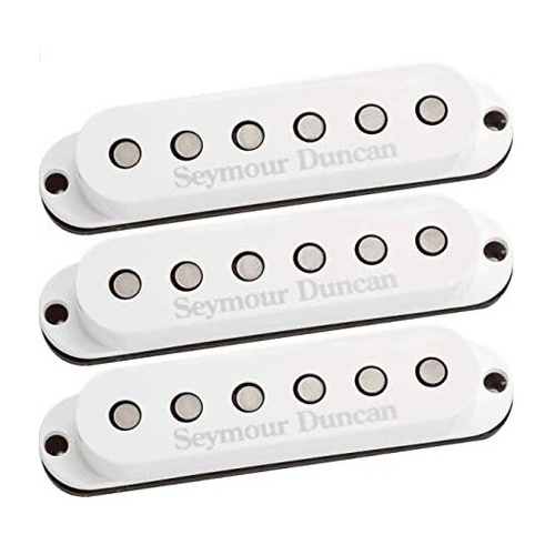 SEYMOUR DUNCAN 11202-05-CSET SSL-5 Custom Staggered Calibrated Strat Set in White