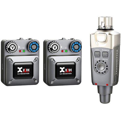XVIVE U4R2 Wireless In-Ear Monitor System with Two Receivers