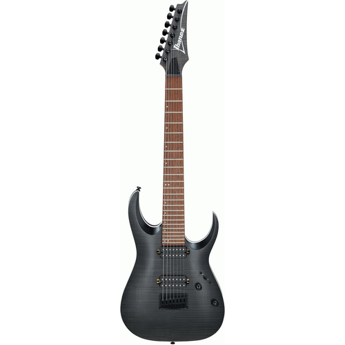 IBANEZ RGA RGA742FM 7 String Electric Guitar in Transparent Gray Flat