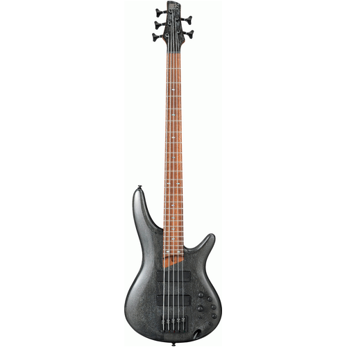 IBANEZ SR SR505E 5 String Electric Bass in TV Fuzz Black