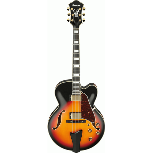 IBANEZ ARTCORE AF95 6 String Full Hollow Body Electric Guitar in Brown Sunburst