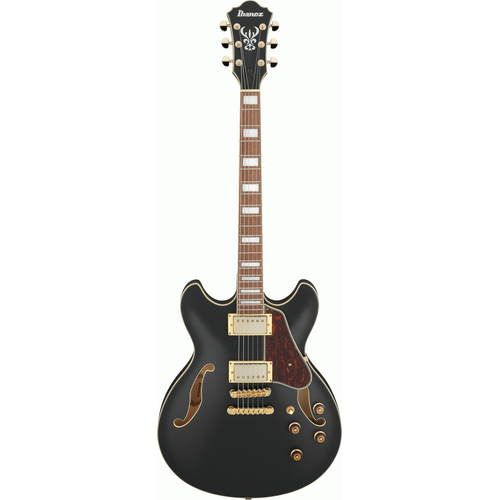 IBANEZ ARTCORE AS73G 6 String Hollow Body Electric Guitar in Black Flat