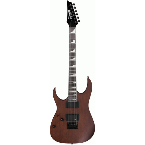 IBANEZ GIO RG121DXL 6 String Left Hand Electric Guitar in Walnut Flat