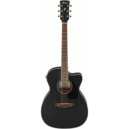 IBANEZ PERFORMANCE PC14MHCE 6 String Acoustic/Electric Cutaway Guitar in Weathered Black