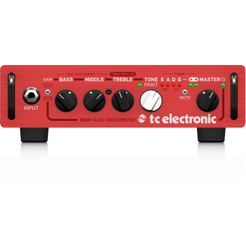 TC ELECTRONIC BH250 250 Watt Portable Micro Bass Amplifier Head