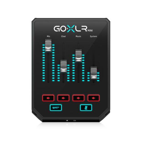 TC HELICON GO XLR MINI Online Broadcast Mixer with USB/Audio Interface and Midas Preamp