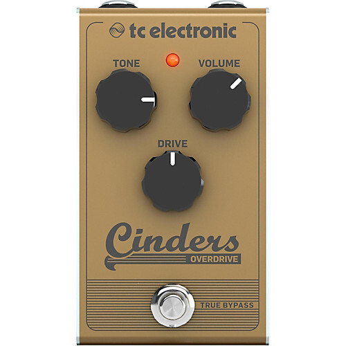TC ELECTRONIC CINDERS Overdrive Guitar Effects Pedal