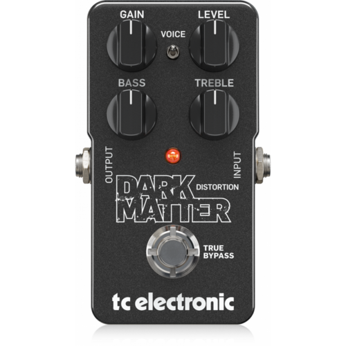 TC ELECTRONIC DARK MATTER Distortion Guitar Effects Pedal